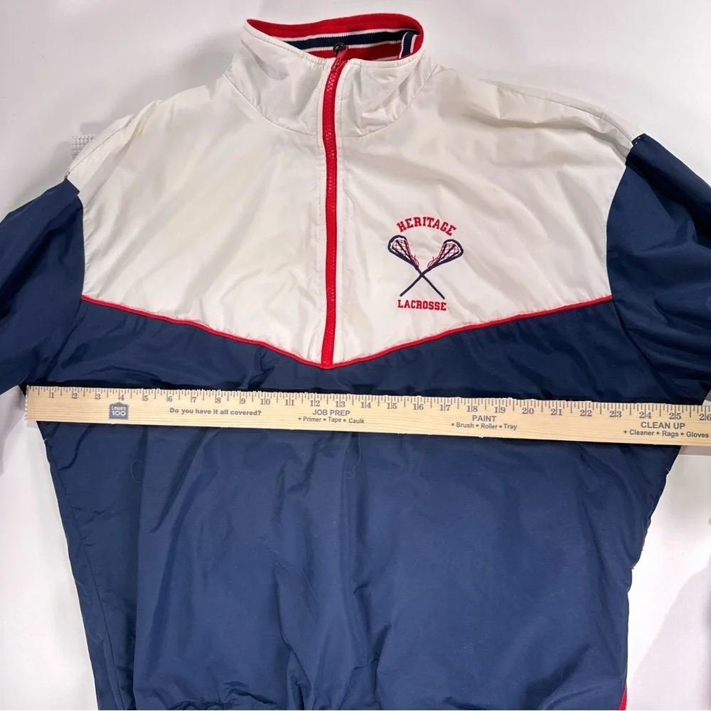 Boathouse Men’s Vintage Lacrosse Jacket 90s Windbreaker Large